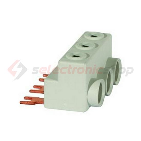 Betáp csatlakozóblokk sorolósínhez 3P csavaros 3csatl./>25 mm2 csavar ESB-G-MS1 M4 Pollmann - 2040144