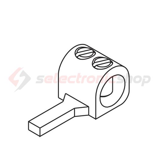 Betápkapocs tüskés sorolósínhez 35mm2-vezetőhöz(max.) AS/35-S Pollmann - 2010402