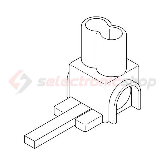 Betápkapocs tüskés sorolósínhez 35mm2-vezetőhöz(max.) AS/35-SL SO ISO. GRAU Pollmann - 2010417