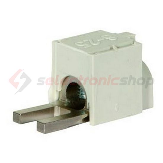 Betápkapocs villás sorolósínhez 25mm2-vezetőhöz(max.) AS/25-GN Pollmann - 2010103