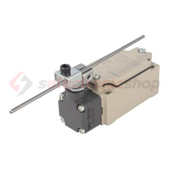 Biztonsági végálláskapcsoló fém 1ny 1z működtetőpálca 2A/AC15/230V IP67 D4B-4117N OMRON - 373233