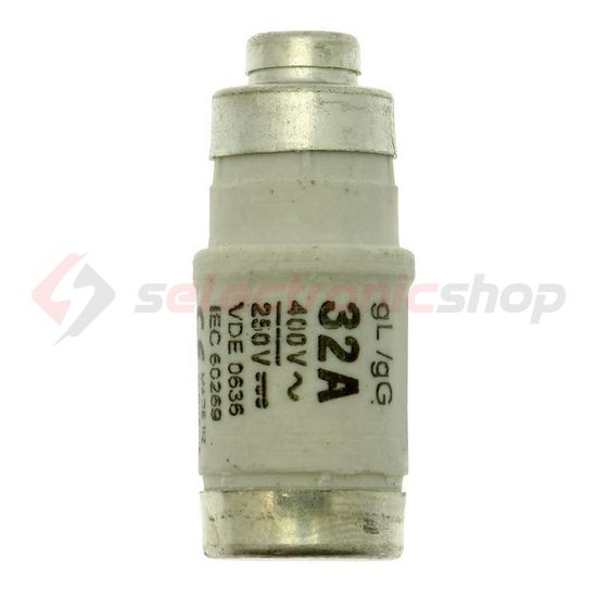 Biztosítóbetét Bussmann D02 32A gL/gG 400V fekete-színkód EATON - 32NZ02