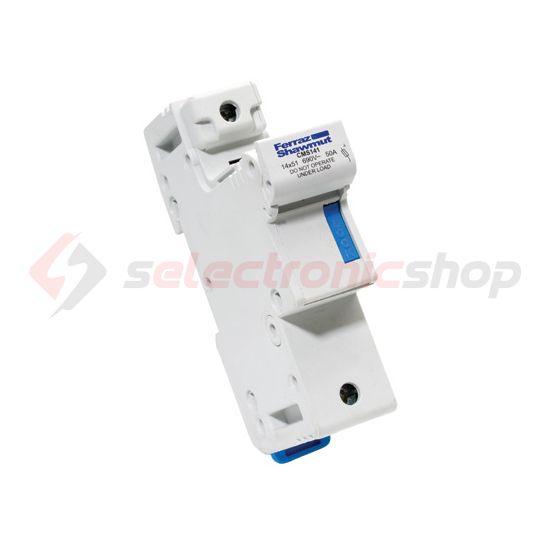 Biztosítós szakaszoló sorolható 14x51 1-pólus 50A 690V kalapsínre IP20 CMS141 MERSEN - A331016F (56025001)