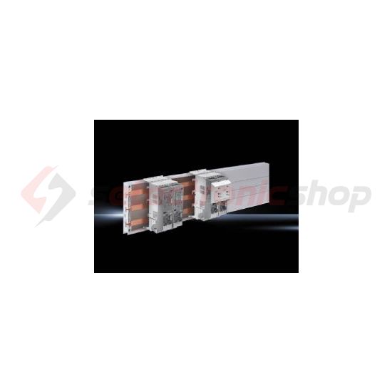 Biztosítós szakaszolókapcsoló alsó csatlakozás 3-pólus 100A 690V előlapra kalapsínre SV Rittal - 3431030