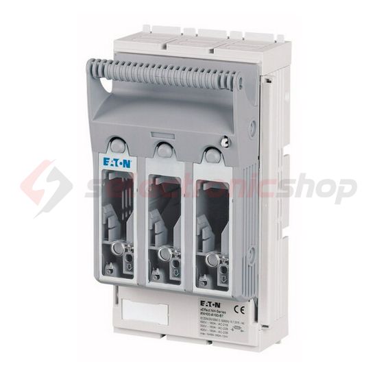 Biztosítós szakaszolókapcsoló NH00 3-pólus 160A 690V főkapcsoló ráépíthető IP2X XNH00-A160 EATON - 183025