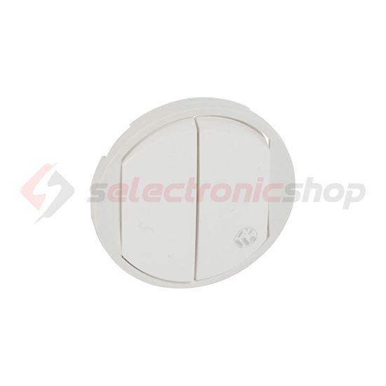 Céliane billentyű antibakteriális kettős kapcs/nyg.-hoz fehér egyéb-jel műanyag fényes LEGRAND - 067741