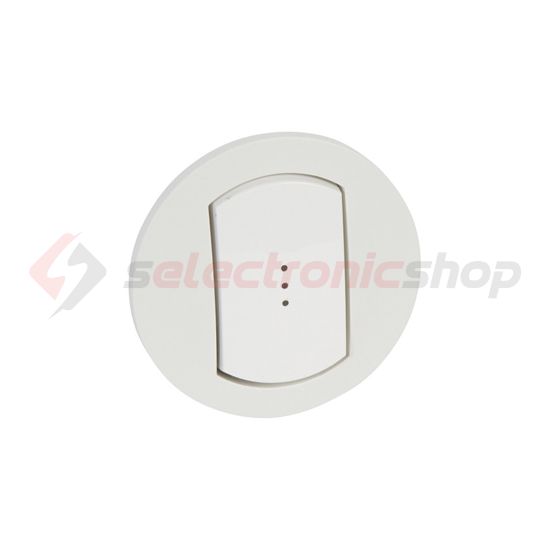 Céliane billentyű egyes kapcs/nyg.-hoz fehér üres-jel  jelzőfényes IP44 műanyag fényes LEGRAND - 067803