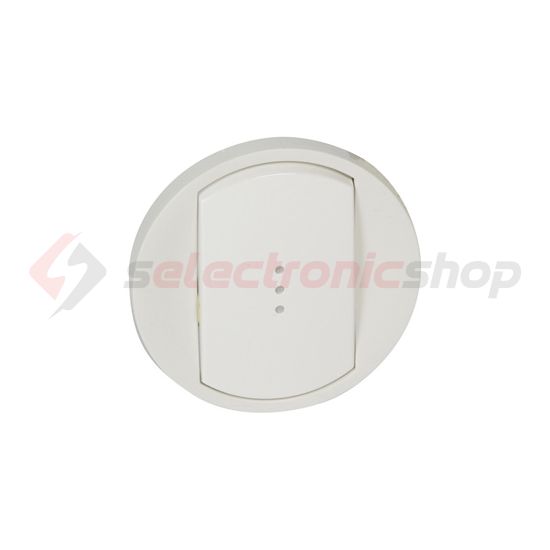 Céliane billentyű széles egyes kapcs/nyg.-hoz fehér üres-jel  jelzőfényes műanyag fényes LEGRAND - 068003