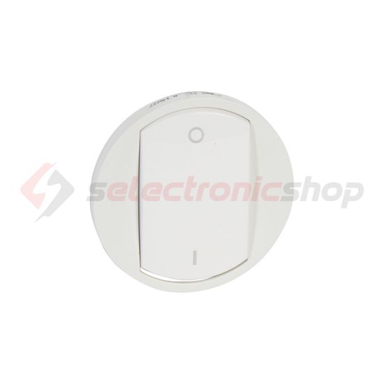 Céliane billentyű széles egyes kapcs/nyg.-hoz fehér üres-jel műanyag fényes LEGRAND - 068001