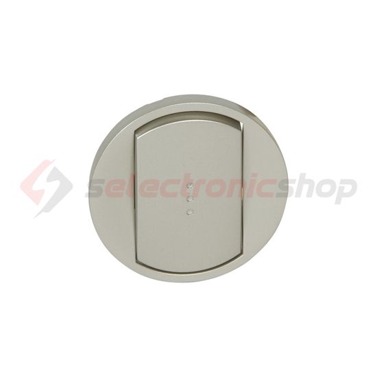 Céliane billentyű széles egyes kapcs/nyg.-hoz titán üres-jel  jelzőfényes műanyag fényes LEGRAND - 068303