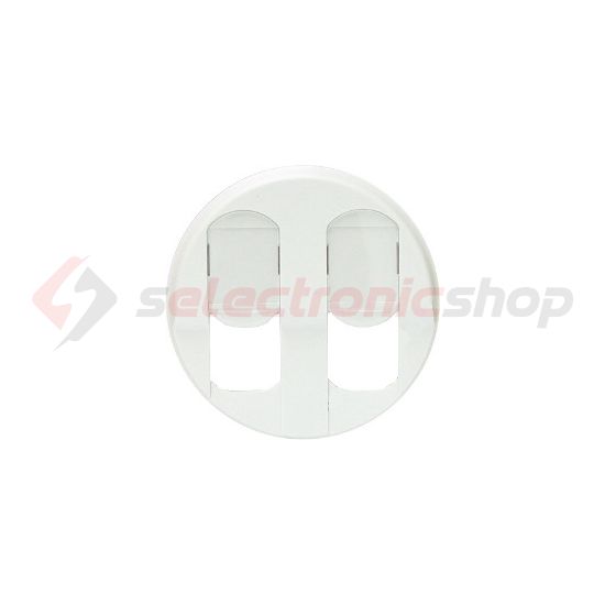 Céliane fedlap 2xRJ45 adatcsatlakozóhoz műanyag fehér címketartó nélkül LEGRAND - 068252