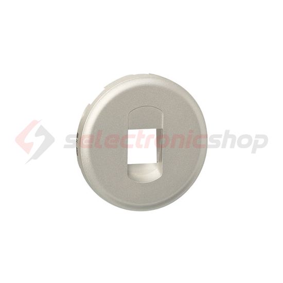 Céliane fedlap monó hangszórócsatlakozóhoz műanyag titán címketartó nélkül LEGRAND - 068511