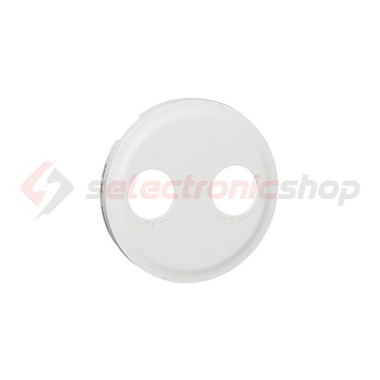 Céliane fedlap TV-R központi fedlap fehér IP20 műanyag fényes bepattintás LEGRAND - 068283