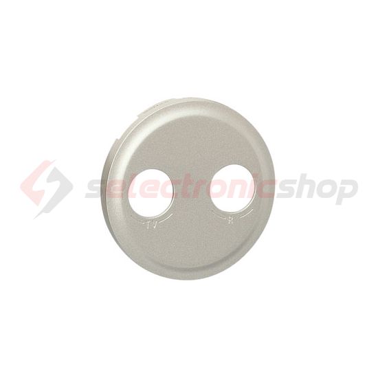 Céliane fedlap TV-R központi fedlap titán IP20 műanyag fényes bepattintás LEGRAND - 068583