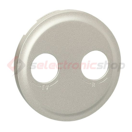 Céliane fedlap TV-RD koax-antennadugaljhoz műanyag titán címketartó nélkül LEGRAND - 068584