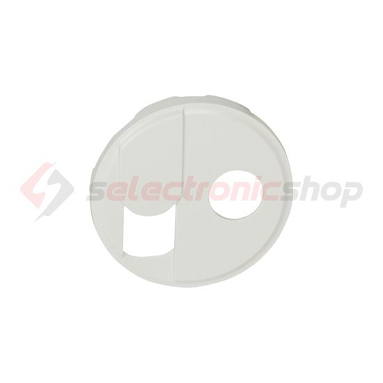 Céliane fedlap TV-RJ45 központi fedlap fehér IP20 műanyag fényes bepattintás LEGRAND - 068239