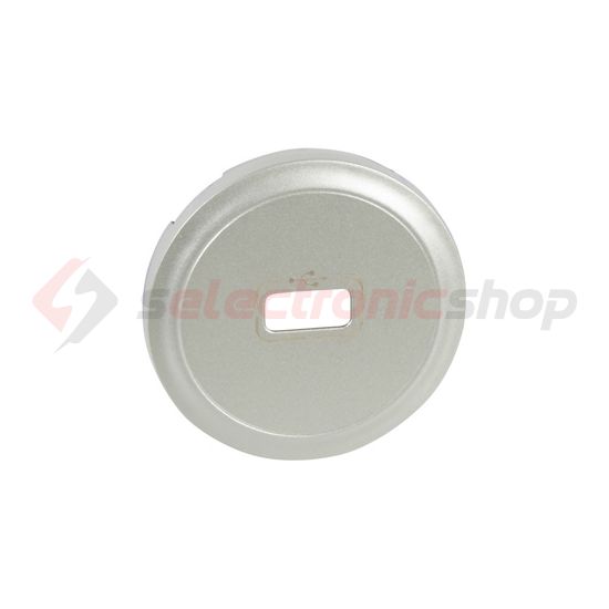 Céliane fedlap USB töltőcsatlakozóhoz műanyag titán címketartóval LEGRAND - 068553