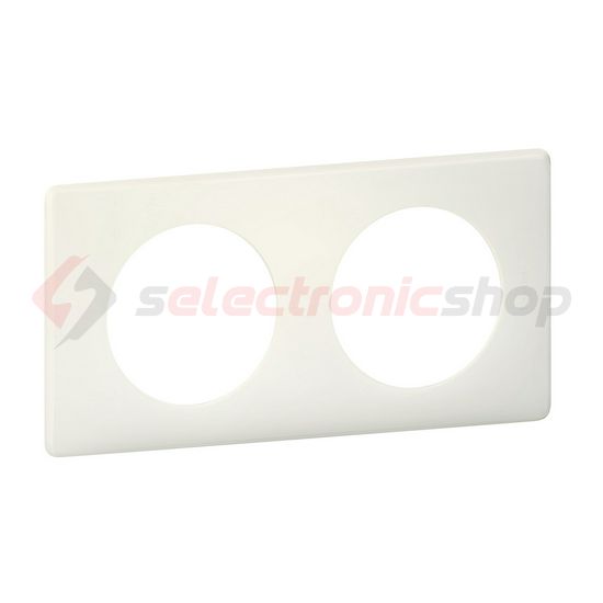 Céliane keret 2-es krétafehér vízszintes és függőleges műanyag LEGRAND - 066702