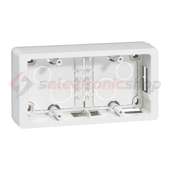 Céliane kiemelődoboz 1-es vízszintes és függőleges fehér műanyag IP2X LEGRAND - 080242