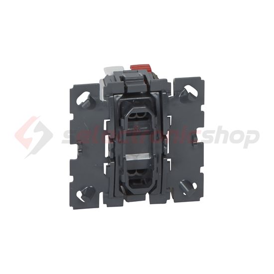 Céliane N106 nyomó betét 1- billentyűs 1v szürke IP20 süllyesztett dmax. műanyag LEGRAND - 067031