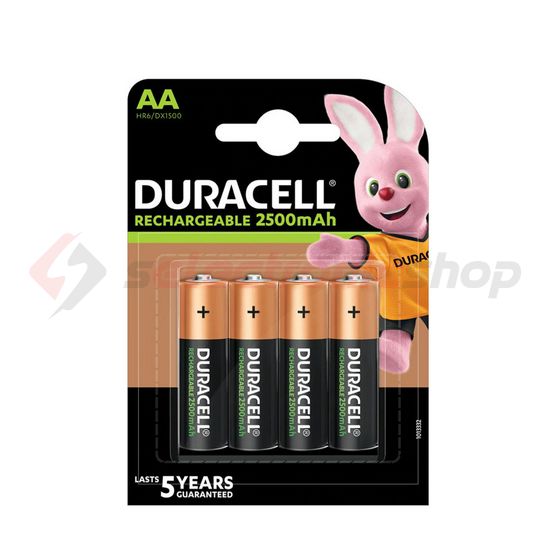 Ceruza akkumulátor 2500mAh nikkel-fém-hidrid Mignon(AA/R6) AA R2U DURACELL - AKKUAA2500B4