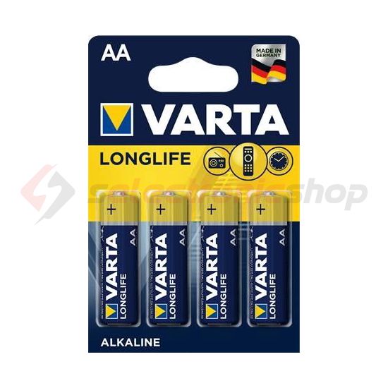 Ceruza elem 1.5V alkáli-mangán LR6 MN1500 Longlife VARTA - 4 106 101 414