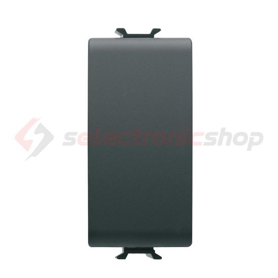 ChoruSmart 101 1P kapcsoló moduláris 1M fekete beépített csavaros IP41 billentyű/gomb GEWISS - GW12001