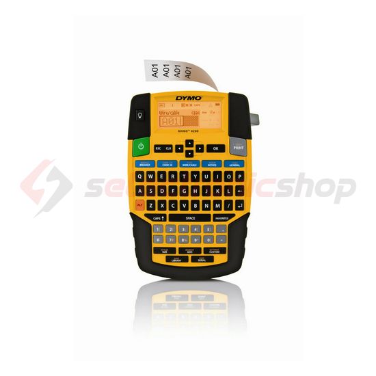 Címkenyomtató gép 6-9-12-19mm-szalaghoz elektronikus címkefeliratozó hőnyomtató Rhino 4200 DYMO - S0955980