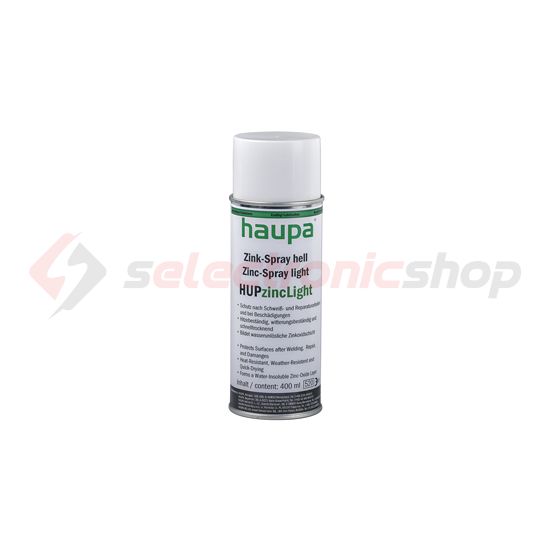 Cink spray világos galvanizált felületek-hoz felületvédelem 400ml HUPzinc Haupa - 170152