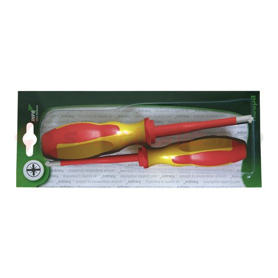 Csavarhúzó készlet piros-sárga (102870 102872) 2-darabos 1000V HUPslim Haupa - 102879