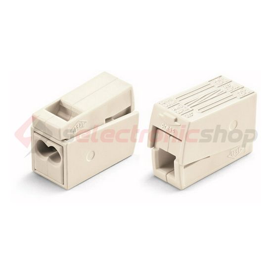 Csillárkapocs dupla kapocs 1mm2- 0.5mm2-min. 2.5mm2-max. fehér WAGO - 224-112