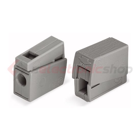 Csillárkapocs szimpla kapocs 1mm2- 0.5mm2-min. 2.5mm2-max. szürke WAGO - 224-101