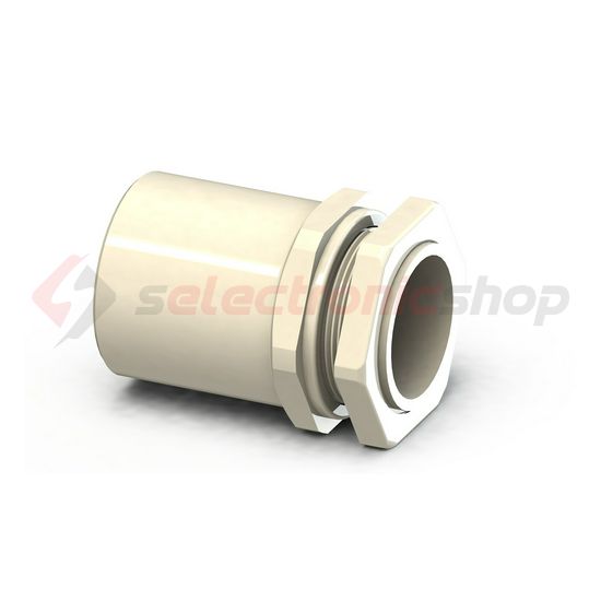 Csőadapter MŰ-I 36 védőcső/M40anya műanyag szürke AM Csatári Plast - CSP99000051