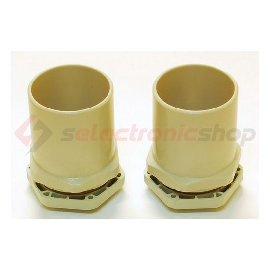 Csőadapter MŰ-I 36 védőcső/M40anya műanyag szürke AM Csatári Plast - CSP99000051