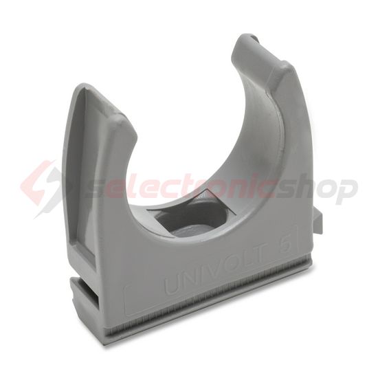 Csőbilincs (MÜII) világosszürke 16mm-csőátmérőhöz műanyag 1-csőhöz sorolható CL 16 Dietzel - 082211