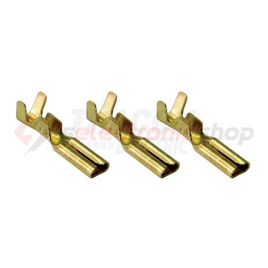 Csúszósaru 15,5mm hüvely szigeteletlen 13.5A lapos 2.8x0.5mm réz 0,5-1mm2 TRACON - CSH3