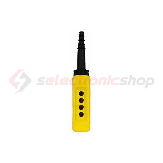 Darukapcsoló ház 4-pozíció IP65 műanyag sárga vezérlőáramköri Harmony XAC Schneider - XACA04