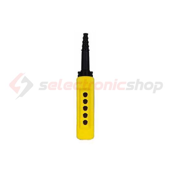 Darukapcsoló ház 5-pozíció IP65 műanyag sárga vezérlőáramköri Harmony XAC Schneider - XACA05