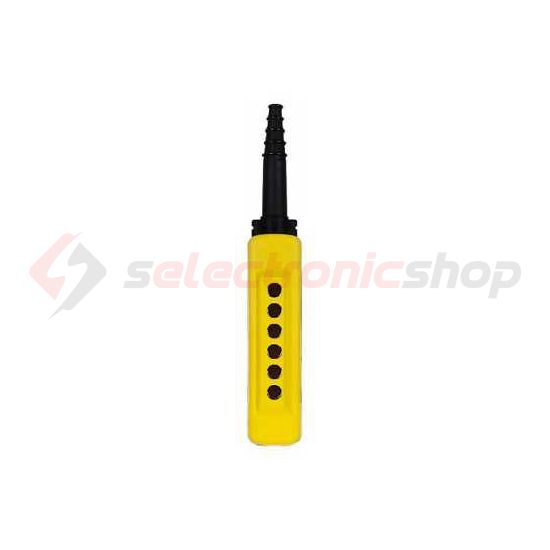 Darukapcsoló ház 6-pozíció IP65 műanyag sárga vezérlőáramköri Harmony XAC Schneider - XACA06