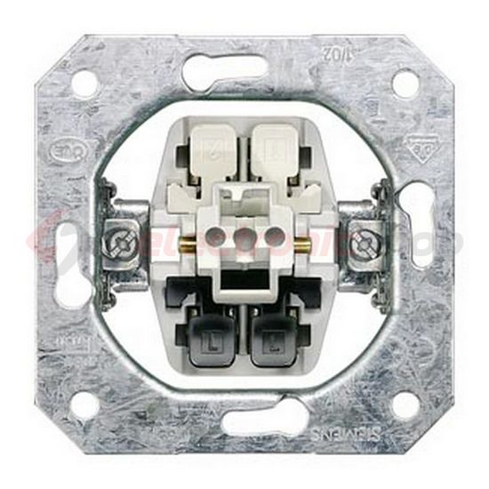 Delta 107 keresztkapcsoló betét süllyesztett rugós IP20 billentyű/gomb 5TA SIEMENS - 5TA2117