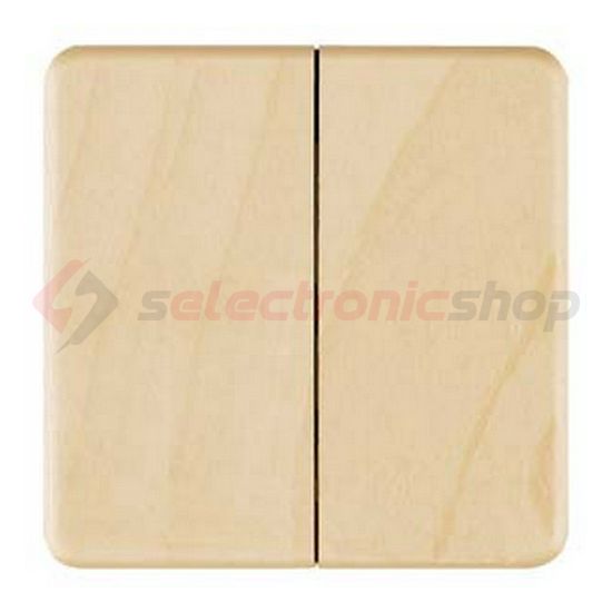 Delta billentyű juhar kettős kapcs/nyg.-hoz fa üres-jel IP20 fa fényes SIEMENS - 5TG7688