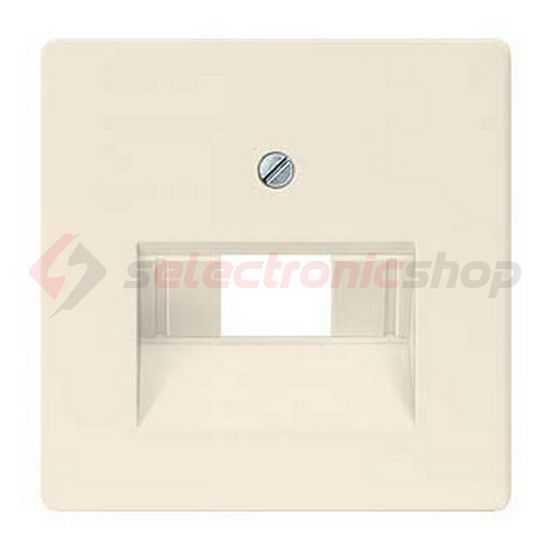 Delta fedlap RJ45/RJ11 adatcsatlakozóhoz műanyag címketartó nélkül elektrofehér SIEMENS - 5TG2543