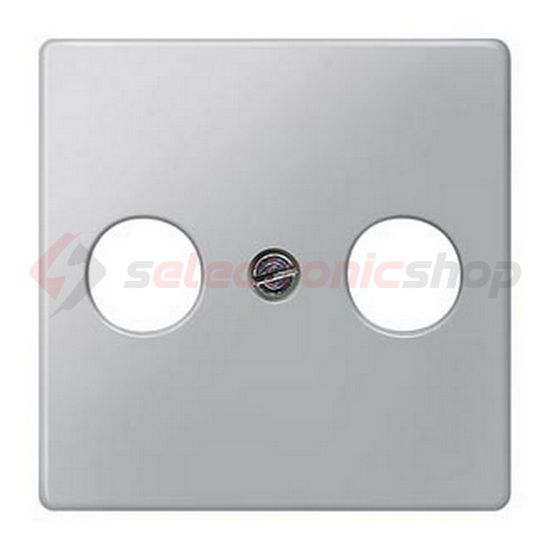 Delta fedlap TV-RD-SAT koax-antennadugaljhoz műanyag alumínium címketartó nélkül SIEMENS - 5TG1253