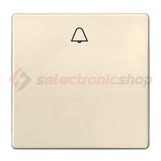 Delta I-System billentyű elektrofehér egyes kapcs/nyg.-hoz krém csengő-jel IP20 műanyag SIEMENS - 5TG6277