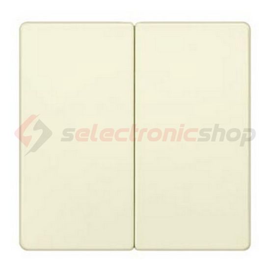 Delta I-System billentyű elektrofehér kettős kapcs/nyg.-hoz krém üres-jel IP20 műanyag SIEMENS - 5TG6275