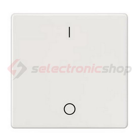 Delta I-System billentyű I/O titánfehér egyes kapcs/nyg.-hoz fehér 0 és 1 szám-jel IP20 SIEMENS - 5TG6202