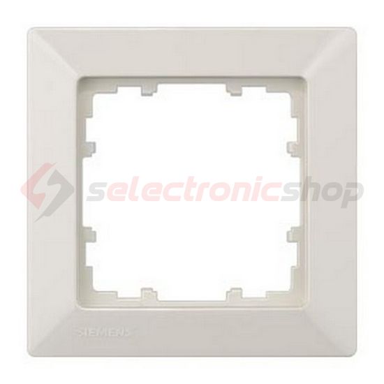 Delta Line 5TG keret 1-es elektrofehér vízszintes és függőleges műanyag SIEMENS - 5TG2581-0