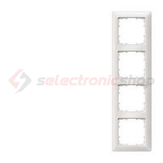 Delta Line 5TG keret 4-es titánfehér vízszintes és függőleges műanyag SIEMENS - 5TG2554-0