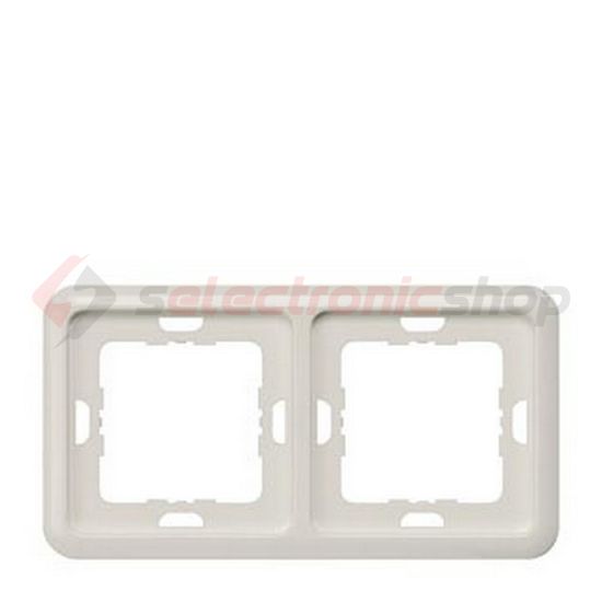 Delta Profil 5TG keret 2-es ezüst vízszintes és függőleges műanyag SIEMENS - 5TG1772