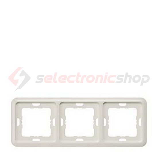 Delta Profil 5TG keret 3-as ezüst vízszintes és függőleges műanyag SIEMENS - 5TG1773